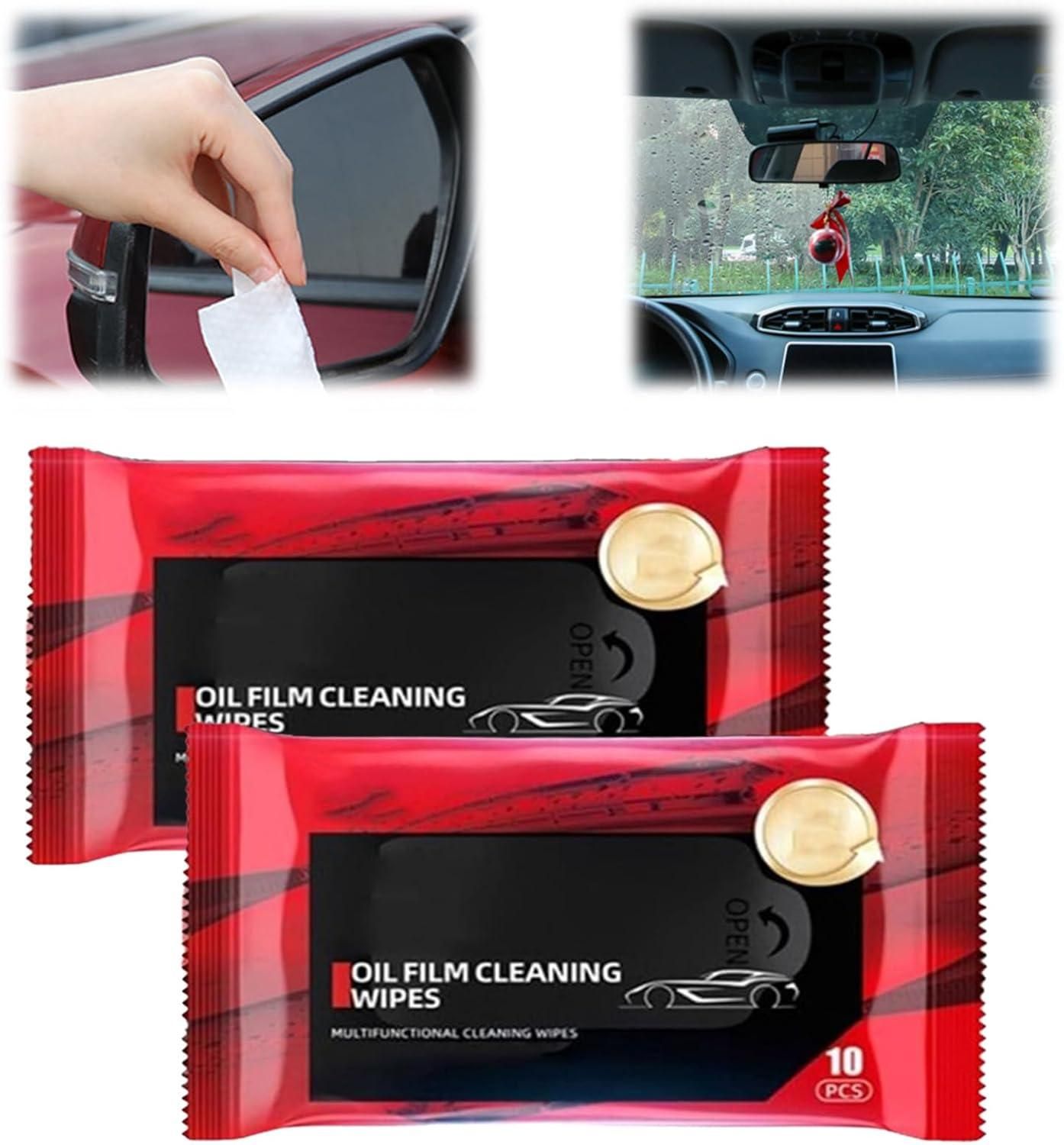 Automotive Oil Film Cleaning Wet Wipes (Pack of 2)